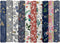 10Pcs Cotton Fabric Squares Bundles 25 x 25 cm Floral Patterns Printed Fabric Patchwork Craft Cloths for Sewing Quilting DIY Needlework Decoration...