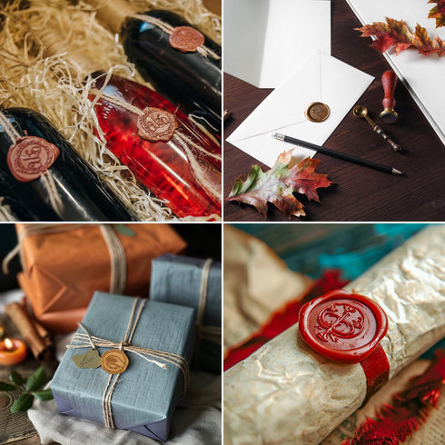 10PCS Wax Seal, Glue Gun Wax Seal Sticks for Stamp Letter Envelope Wedding Invitation...