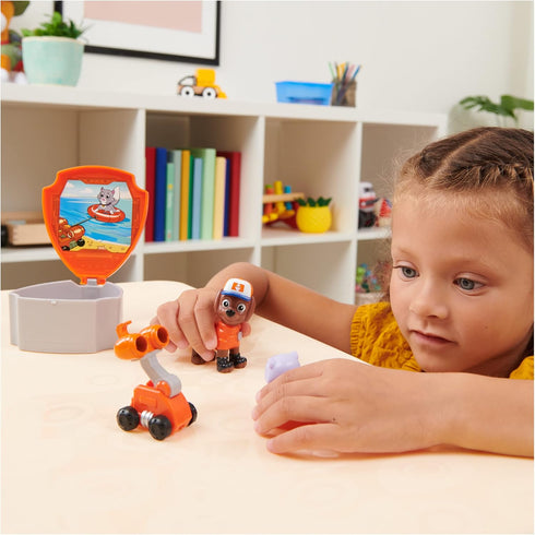 Paw Patrol, Big Truck Pups Zuma Action Figure with Clip-on Rescue Drone, Command Center Pod and Animal Friend Kids Toys Ages 3 and up...