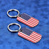 MIXJOY American Flag Keychain - 2 Pack Patriotic US Keyrings, Souvenir Gifts for 4th of July, Labor Day, and Veterans' Day Festivities...