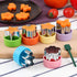 1.5in Vegetable Cutter Shape Set-12PCS Mini Cookie Cutters Fruit Biscuit Pastry Mold Children's Baking and Food Supplement Tool Accessories.(20 Fo...