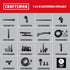CRAFTSMAN CMXZVBE38654 1-1/4 in. Wet Nozzle/Floor Brush Combo Wet/Dry Vac Attachment for Shop Vacuums...