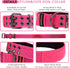 Tactical Dog Collar for Medium Large Dogs,Heavy Duty Metal Buckle Dog Collar,Soft Neoprene Padded Dog Collar,Nylon Wide Dog Collar(X-Large, Pink)...