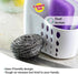 | Pack 12 Stainless Steel Scrub Sponge | Apartment Essentials - Cleaning Supplies Sponges Kitchen - Steel Wool Sponge...