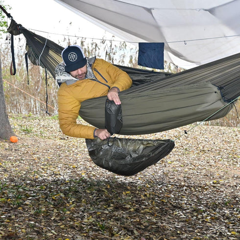 onewind Versatile Hammock Gear Sling or Backpack Rain Cover, Ultralight Waterproof Underbelly Gear Hammock Storage to Place Backpack, Clothes, Qui...