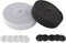 Flat Sewing Band Spool with Buttonholes, Elastic Stretchable, Ideal for DIY Waistbands and Necklines (Black & White, 3/4" × 5 Yds Each)...