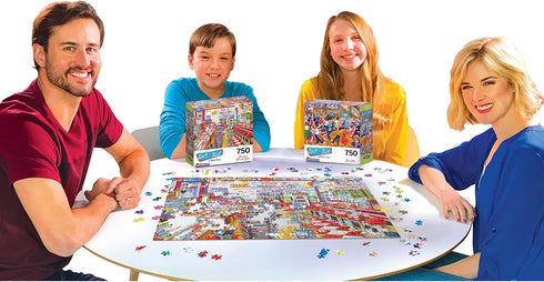 RoseArt - Back to The Past - Local Five and Dime - 750 Piece Jigsaw Puzzle for Adults...