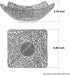 Black Fruit Bowl for Kitchen Counter 8.86 x 3.74 inches, (not large) Decorative Countertop Metal Wire Basket handmade for Fruits, Breads, Snacks...