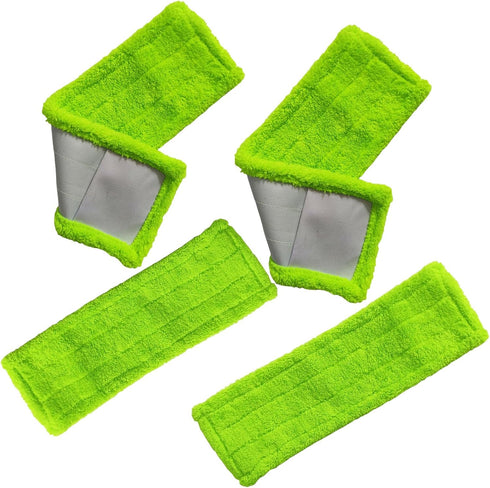 4pack Replacement Microfiber Hardwood Floor Mops, Compatible with 3M Scotch-Brite M-005 Floor Mops, Can Be Used for Household Cleaning Mop Replace...