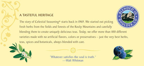 Celestial Seasonings, True Blueberry Herb Tea, 20 ct...