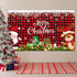 Irenare Christmas Banner Backdrop Santa Claus Reindeer Merry Christmas Banner Indoor for Xmas Holiday Party Photo Booth Photography Wall Hanging D...