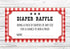 BBQ Baby-Q Diaper Raffle Baby Shower Cards - 24 count...