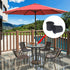 2 Pack Table Umbrella Hole Rings Silicone Umbrella Cone Wedge Plug Patio Umbrella Hole Plug for Patio Table Holes (Black)...