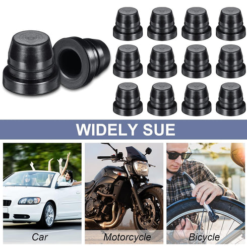18 Pieces Brake Bleeder Cap Grease Fitting Caps Rubber Zerk Covers Brake Caliper Dust Cover Brake Bleeder Nipple Cap for Cars and Motorcycles...