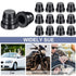 18 Pieces Brake Bleeder Cap Grease Fitting Caps Rubber Zerk Covers Brake Caliper Dust Cover Brake Bleeder Nipple Cap for Cars and Motorcycles...