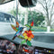 Cute Hummingbird Car Mirror Hanging Ornament Car Interior Accessories Rear View Charms Ornament Bird Lovers Gift (Hummingbird)...