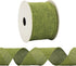 MEEDEE Sage Ribbon Sage Burlap Ribbon Sage Wired Ribbon Green Burlap Ribbon 2.5 inch Wired Edge Ribbon, Perfect for Fall Wreaths Floral Bouquet Gi...