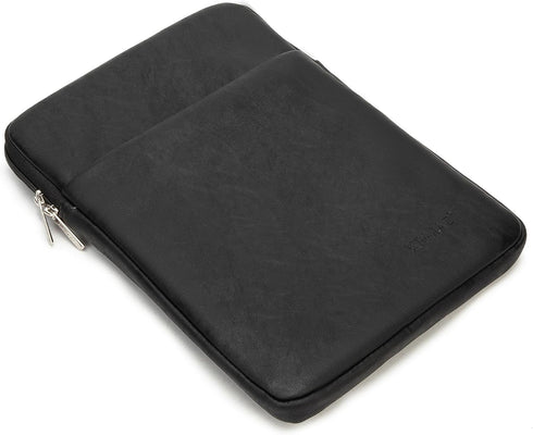 Kinmac 360° Protective Vertical Style Waterproof Laptop Sleeve Case Cover (Black PU, 15 inch-15.6 inch)......