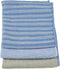 Unger Microfiber Variety-Pack All-Purpose Cloths,Blue/Blue Strip/Beige,12" x 12" (3 Pack)...