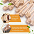 HANSGO 20PCS Wooden Honey Dipper Sticks, 3 Inch Honeycomb, Mini Honey Spoon Wand for Jar and Dispenser, Top off Cupcake, Themed Baby Shower, Brida...