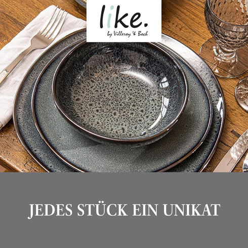 Lave gris breakfast plate...