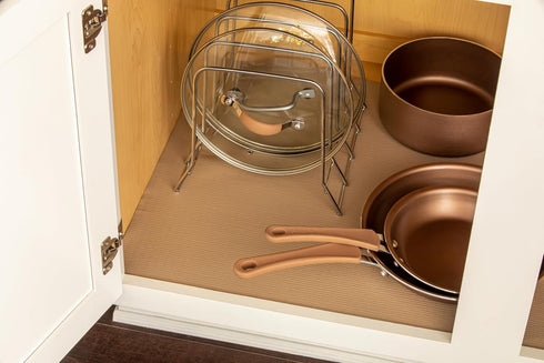 Duck Brand 1211084 Non-Adhesive Smooth Top Easy Grip Shelf Liner, 12-Inch x 10-Feet, Taupe...