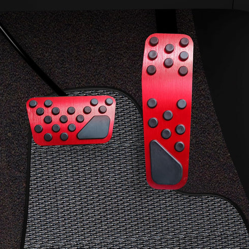 Aluminum Alloy Pedal Cover for Dodge Challenger 2008-2023 for Charger 2011-2023 for Chrysler 300 300C 2009-2019 No Drilling Aluminum Brake and Acc...