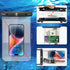 Double Space Waterproof Phone Pouch Case for Samsung Galaxy S23 Ultra S22 S21 S20 FE A03S A13 A14 Note 20 Ultra Note 10 Plus, 8.5" Large Cellphone...