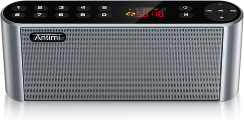 Bluetooth/FM Radio/MP3 Player Portable Wireless Speaker (Black)...