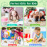 Toddler Busy Board, Montessori Toys for 1-3 + Year Old Baby, Wooden Busy Board with Led Light, Dinosaur Toddler Toys Sensory Toys Travel Toys for ...