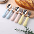 Toddler Utensils, 6PCS Fork and Spoon Kids Silverware with Silicone Handle Stainless Steel Utensils for Babies...