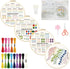 INFUNLY 4 Set Stitches Embroidery Kit for Adults Elephant Cross Stitch Kits for Beginners Stamped Embroidery Kit with Instructions, 2 Embroidery H...