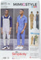 Simplicity US8615BB Men's Overalls and Jumpsuit Sewing Patterns by Mimi G Style, Sizes 44-52...