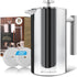 Bellemain French Press Coffee Maker Extra Filters Included, 35 oz, Stainless Steel...