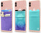 Wallet | Card and Money Holder for Cell Phone | Sticks On Case (Purple & Blue & Mandala)...