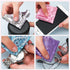 20 Pcs Microfiber Cleaning Cloth Cute Paisley Waves Design Microfiber Cloth Soft Multicolor Glasses Cleaner Cloth for Eyeglasses Camera Lens Cell ...