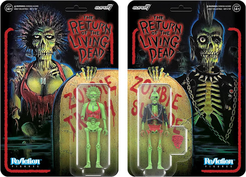Super7 Return of The Living Dead Zombie Suicide - 3.75" Return of The Living Dead Action Figure with Accessory Classic Horror Collectibles and Ret...