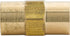 4LIFETIMELINES Brass Brake Line Union, 3/16 (M10x1.0 Inverted), 10/bag...