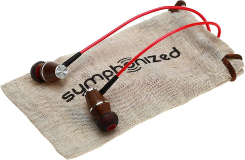 Symphonized XTC 2.0 Earbuds with Mic, Premium Genuine Wood Stereo Earphones, Hand-Made in-Ear Noise-isolating Headphones with Tangle-Free Innovati...