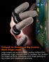 Gaming Finger Sleeves,100% Visible Silver Fibers,Just Right Pressure/Breathable/Sweatproof,Gaming Gloves for PUBG Mobile/Knives Out/Call of Duty M...