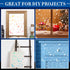 4 Pack Star Stencil 4 Sizes Star Shaped Painting Template Reusable Plastic Twinkle Starburst Painting Stencils for Wall Wood Canvas Fabric, Use fo...