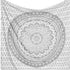 Popular Handicrafts Tapestry Wall Hanging Hippie Ombre Mandala Bohemian Hippy Metallic Shine Intricate Indian Tapestries Bedspread 54 x 82 Inches ...