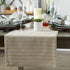 DII Farmhouse Gingham, Checked Tabletop Collection, Table Runner, 14x72, Stone...