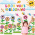 88Pcs Flower Bulletin Board Decorations Set Look Who’s Blooming Classroom Decoration Growth Mindset Photo Posting Craft Cutouts for School Offices...