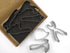 Tools Cookie Cutters Set – 7 PC High Grade 430 Stainless Steel –Wrench, Hammer, Saw, Chainsaw, Pliers, Safety Helmet and Drill...
