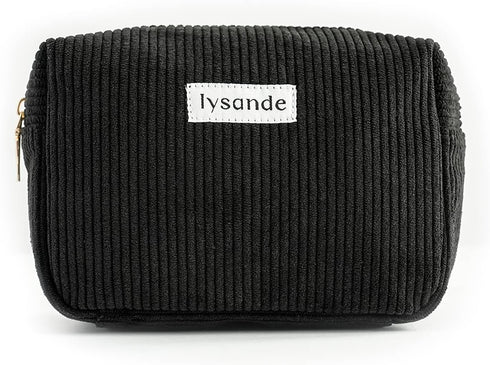 Corduroy Makeup Bag, Small Makeup Bag, Cosmetic Pouch, Travel Makeup Bag, Pencil Case, Purse Organizer, Cosmetic Bags for Women, Makeup Case, Cosm...