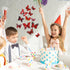 24PCS Butterfly Wall Decals Removable 3D Butterflies Decor for Wall Sticker Mural Stickers Home Decoration Kids Room Bedroom Decor (Double Layer-R...