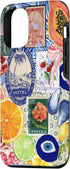 iPhone 12/12 Pro Fruity European Summer Collage Scrapbook Moodboard Coquette Case...