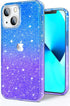 JJGoo Compatible with iPhone 13 Case, Glitter Soft TPU Shockproof Protective Bumper Cover, Sparkle Bling Sparkly Cute Slim Women Girls Phone Case ...