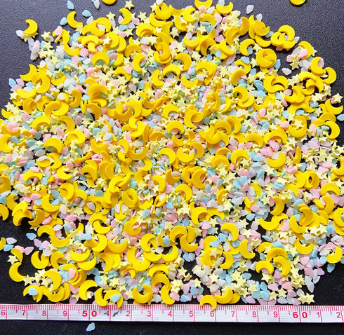 EHOPE 50g Fake Sprinkles Resin Sprinkles Fake Candy Sprinkles Clay Sprinkles Polymer Sprinkles Polymer Clay Slices for Nail Art DIY Crafts Cake Ph...